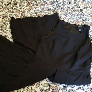 White House Black Market Black Jumpsuit with Elegant Silhouette